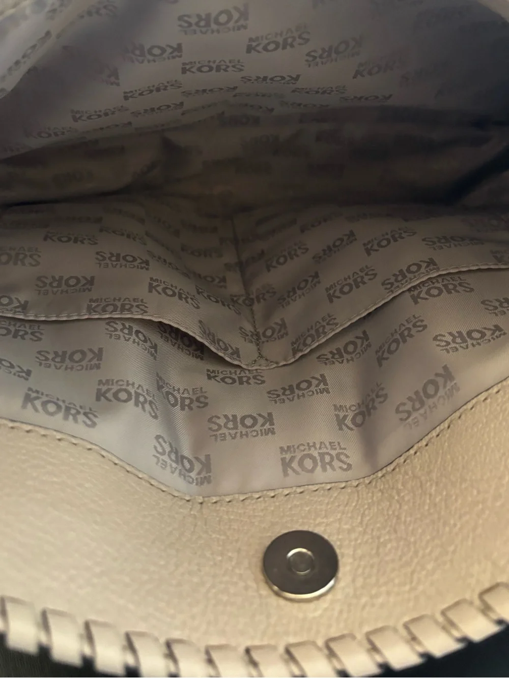 Michael Kors Whipped Hamilton Large EW Tote Color Cement